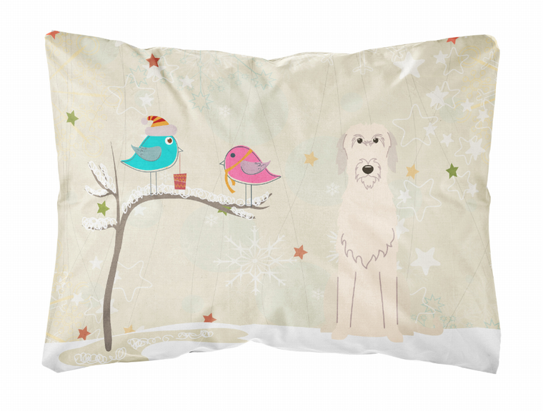 Carolines Treasures, Inc Christmas Presents Between Friends Dog Art Canvas Decorative Pillow, 12x16 Inches, Durable Canvas