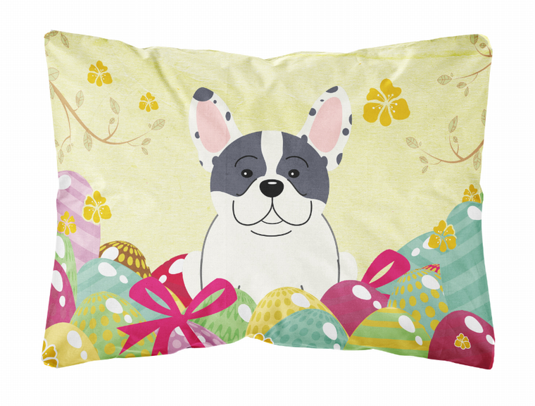 Easter Eggs Dog Art Canvas Fabric Decorative Pillow - 638508782939