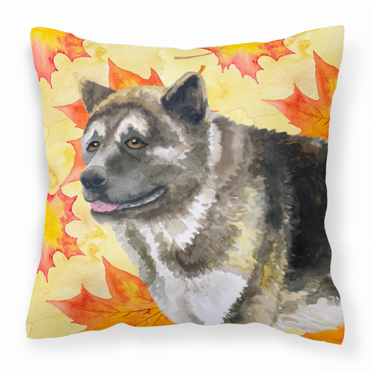 Dog With Fall Design Fabric Decorative Pillow - 652259224067