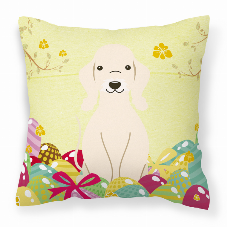 Easter Eggs With Dog Fabric Decorative Pillow - 638508769633