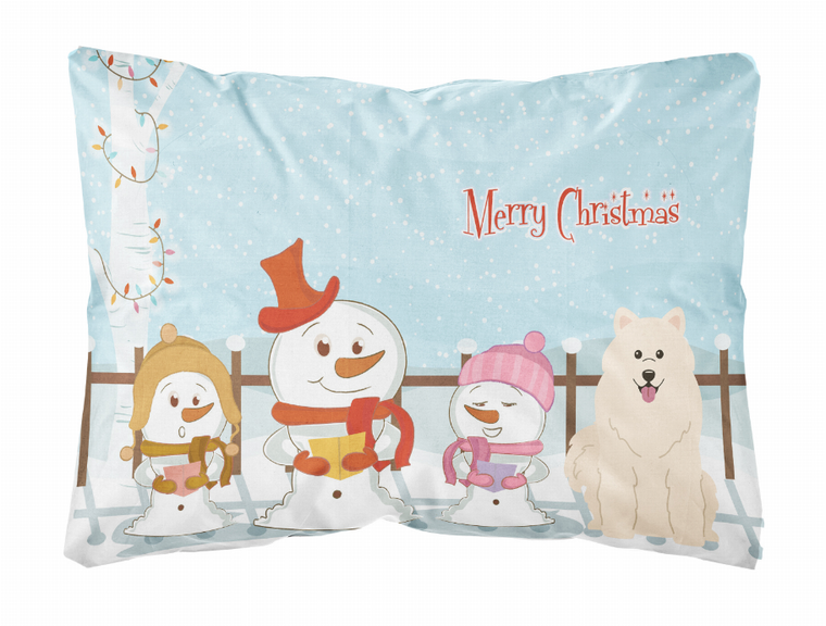 Caroline?s Treasures Merry Christmas Carolers Dog Art Decorative Pillow ? 12x16