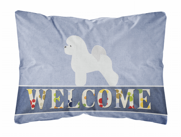 Welcome Dog Art Canvas Fabric Decorative Pillow - 638508702418