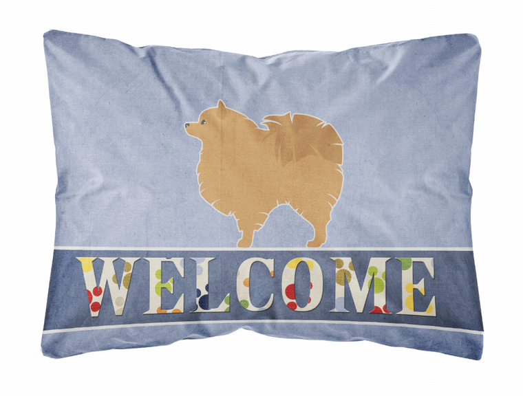 Welcome Dog Art Canvas Fabric Decorative Pillow - 638508702388