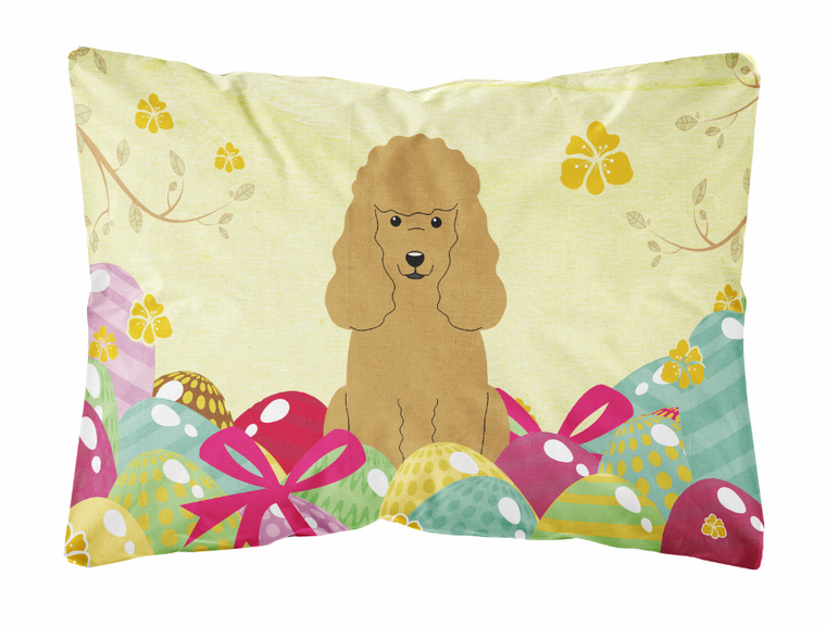 Easter Eggs Dog Art Canvas Fabric Decorative Pillow - 638508783516