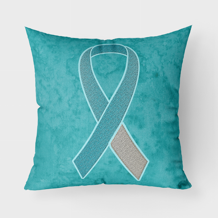 Awareness Fabric Decorative Pillow - 615872855599
