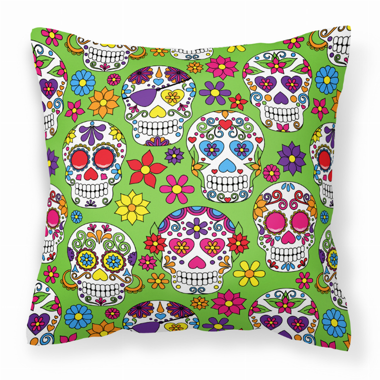Day of the Dead Themed Fabric Decorative Pillow - 638508623638