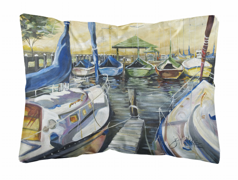 Caroline's Treasures Boat Painting Fabric Decorative Pillow, 12x16 Inches, Outdoor, soft, cheerful