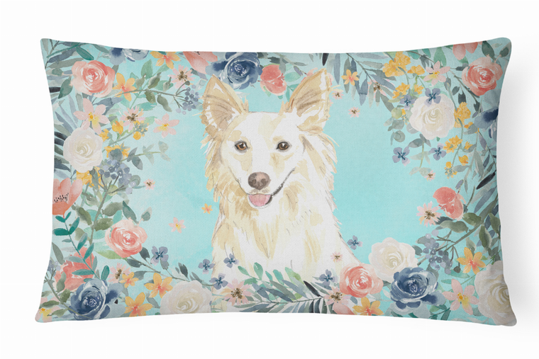 Carolines Treasures Dog Art Canvas Fabric Decorative Pillow, Canvas Material, 12x16 Inches 