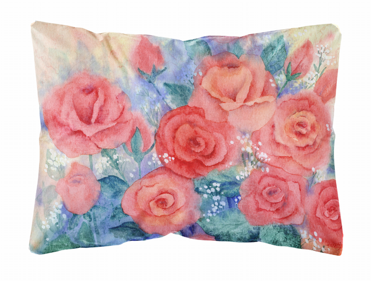 Carolines Treasures Flowers/Trees/Plants Painting Fabric Decorative Pillow, 12x16 Inches, Polyester Smooth