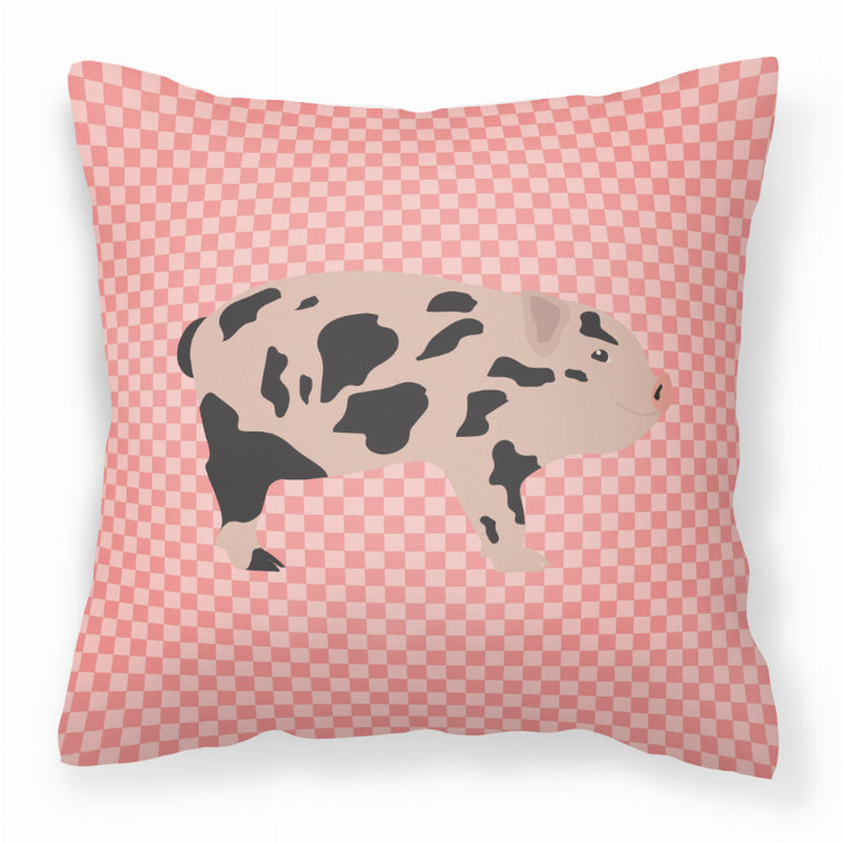 Animal Art Checkboard Design Fabric Decorative Pillow - 638508930187