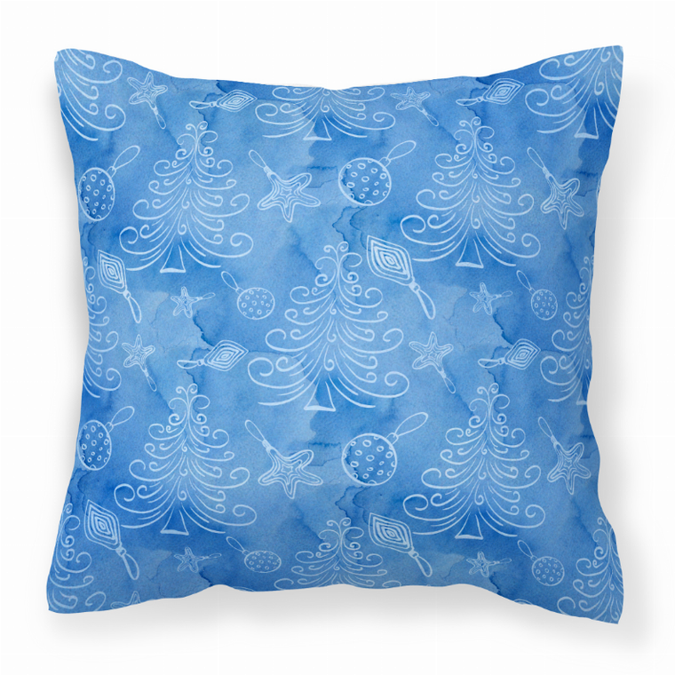 Watercolor Christmas Art Canvas Fabric Decorative Pillow - 638508887375