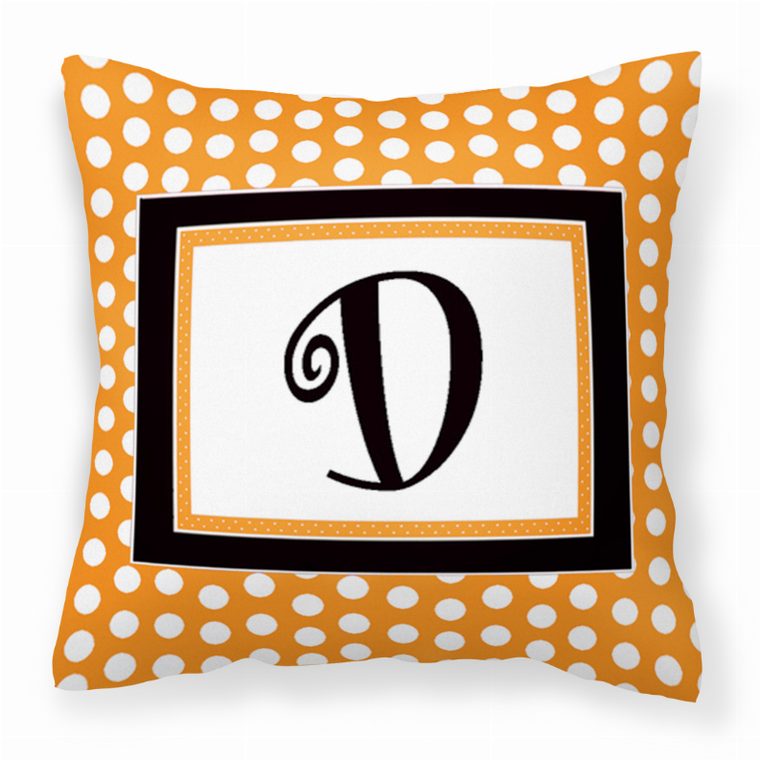 Monogram Letter Fabric Decorative Pillow - 705332249454