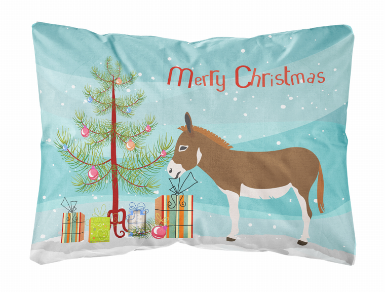 Merry Christmas Animal Art Fabric Decorative Pillow - 652259129423