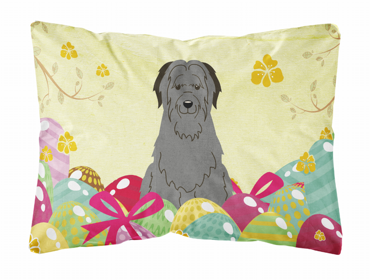 Easter Eggs Dog Art Canvas Fabric Decorative Pillow - 638508783639