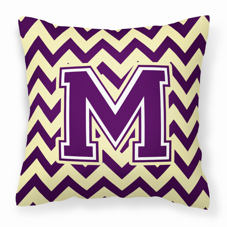 Letter Chevron Fabric Decorative Pillow - 638508320346