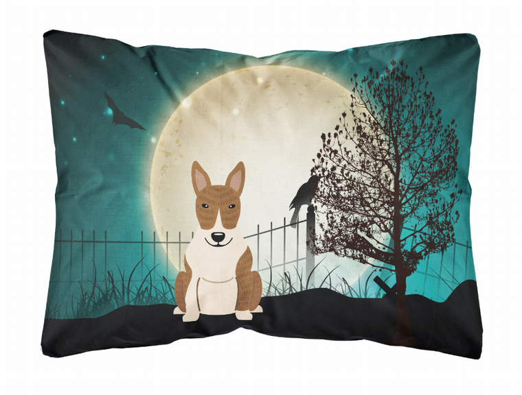 Carolines Treasures Halloween Dog Art Canvas Decorative Pillow, Canvas Material, 12x16 Inches, Comfortable Cushion