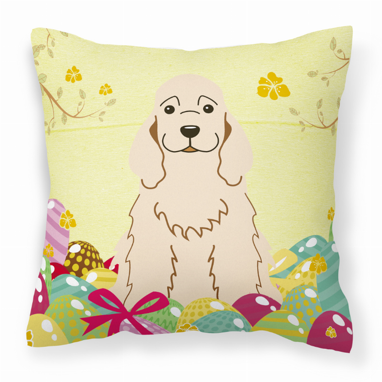 Easter Eggs Design Dog Art Fabric Decorative Pillow - 638508768254