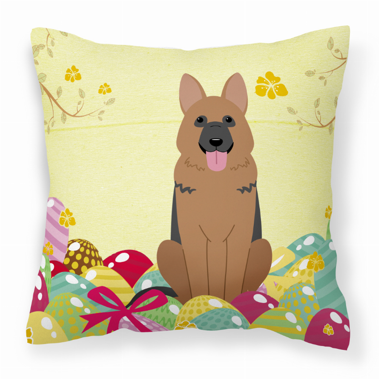 Easter Eggs Design Dog Art Fabric Decorative Pillow - 638508767981