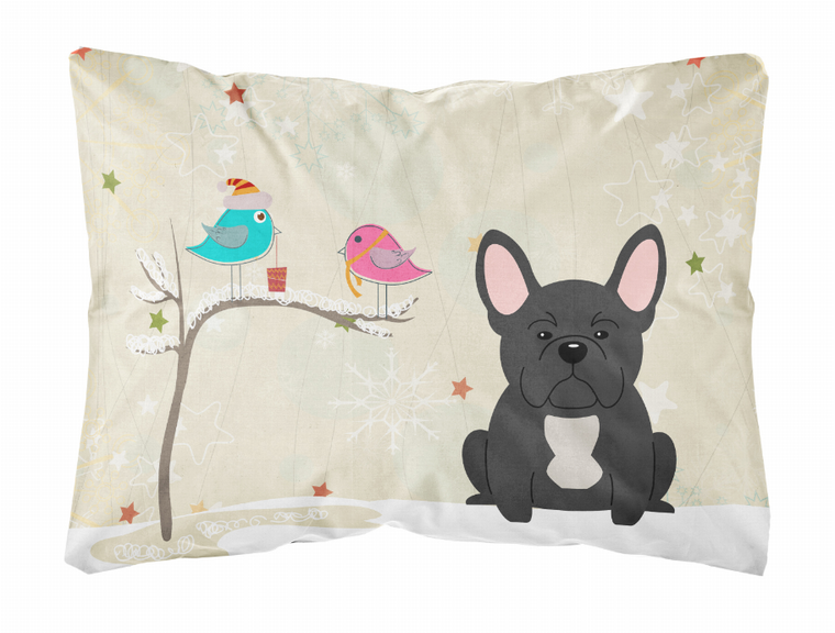 Caroline?s Treasures, Inc. Christmas Presents Between Friends Dog Artwork Canvas Accent Pillow