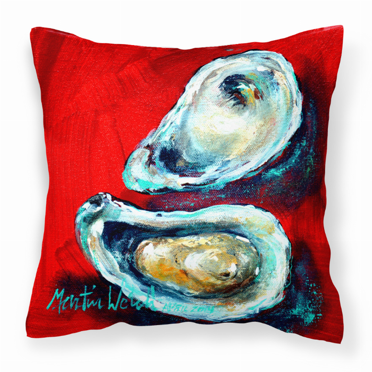 Caroline's Treasures Sealife Painting Fabric Decorative Pillow, 14x14 Inches, soft, colorful