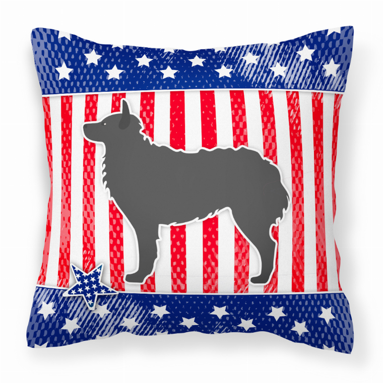 USA Design with Dog Fabric Decorative Pillow - 638508509048