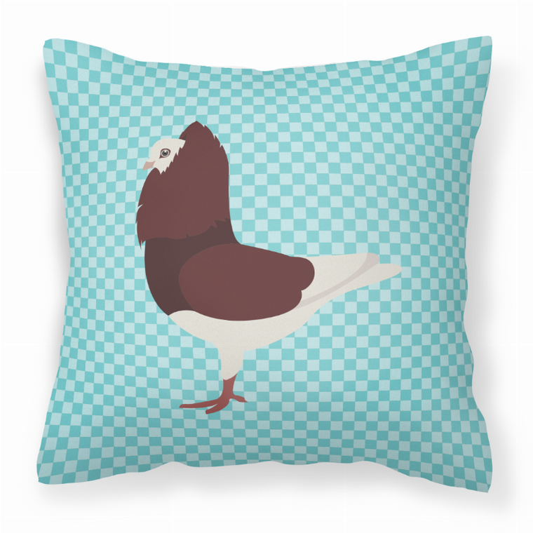 Blue Check Themed Fabric Decorative Pillow - 638508937278