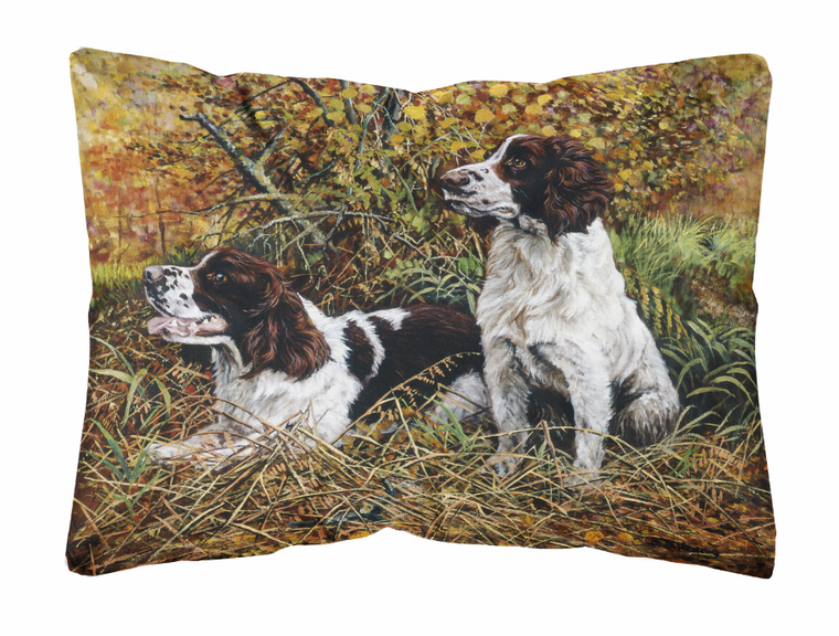 Carolines Treasures Dog Breed Painting Canvas Fabric Decorative Pillow, 12x16 Inches, Polyester Plush