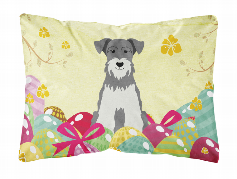Easter Eggs Dog Art Canvas Fabric Decorative Pillow - 638508783363