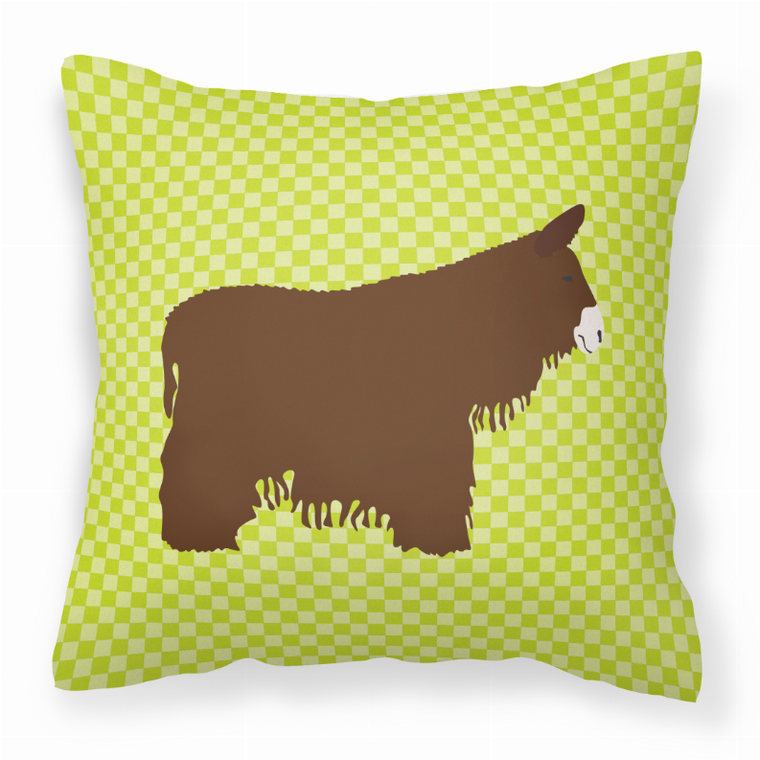 Animal Art Checkboard Design Fabric Decorative Pillow - 638508927613
