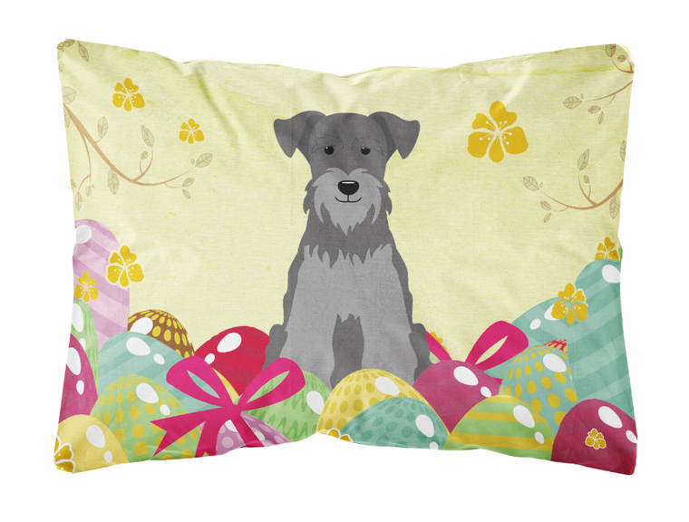 Easter Eggs Dog Art Canvas Fabric Decorative Pillow - 638508783349