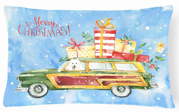 Dog Art/Merry Christmas Canvas Fabrict Decorative Pillow - 652259293254