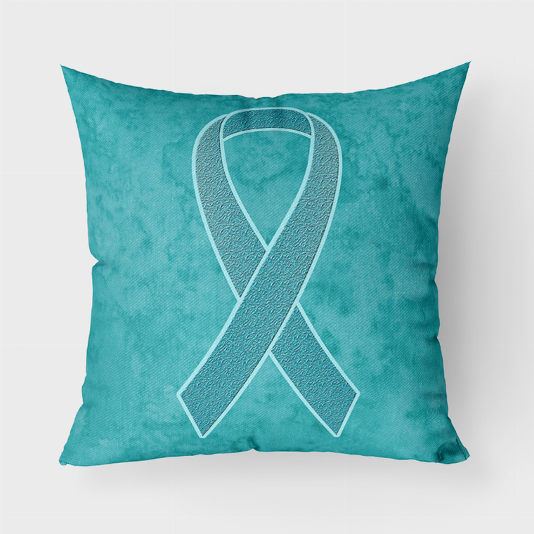 Awareness Fabric Decorative Pillow - 615872855452