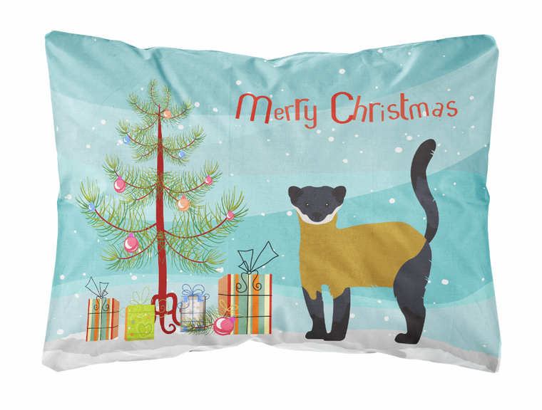 Merry Christmas Animal Art Fabric Decorative Pillow - 652259129690