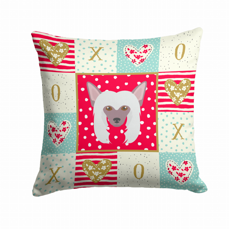 Dog Face Art Love Design Fabric Decorative Pillow - 194030124079