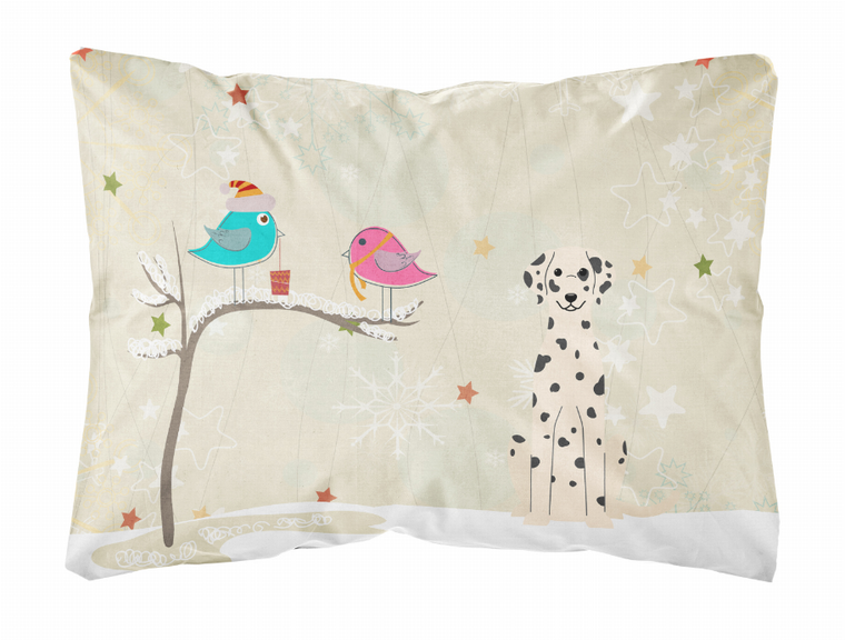 Carolines Treasures, Inc Christmas Presents between Friends Dog Art Canvas Fabric Decorative Pillow, Canvas, 12x16 Inches                                                        