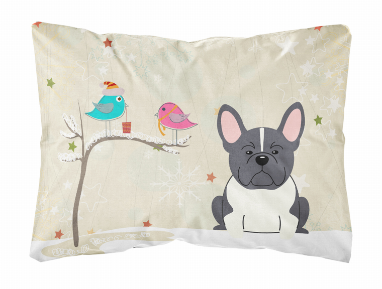 Caroline?s Treasures, Inc. Christmas Presents Between Friends Dog Artwork Pillow ? Canvas Style