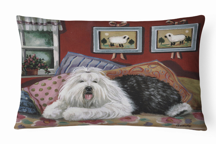 Dog Portrait/Landscape Painting Fabric Decorative Pillow - 194030412930