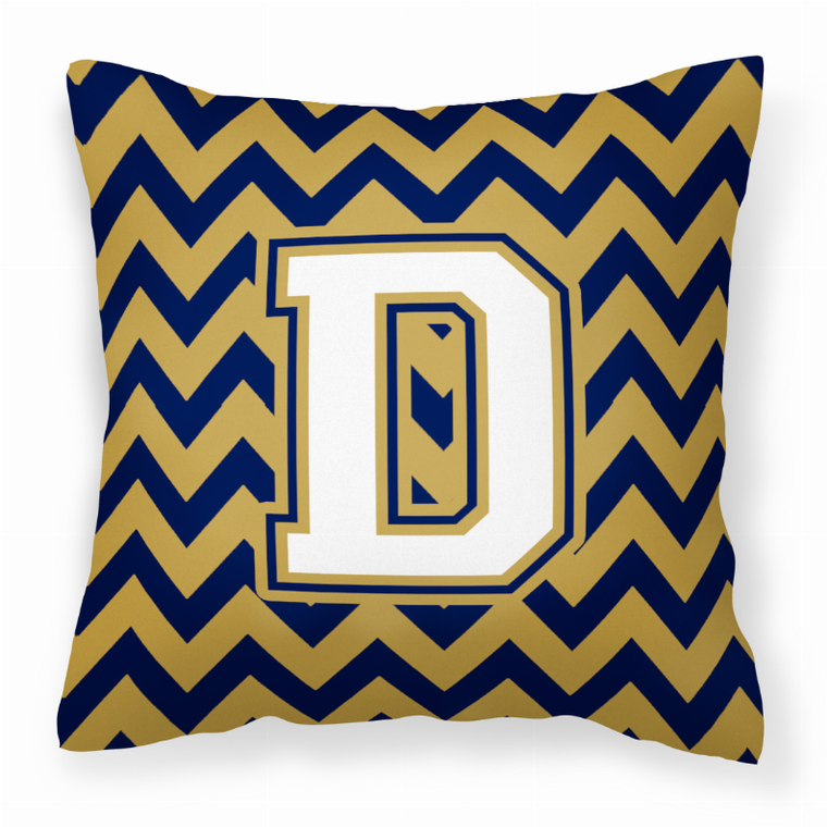 Letter Chevron Fabric Decorative Pillow - 638508319999