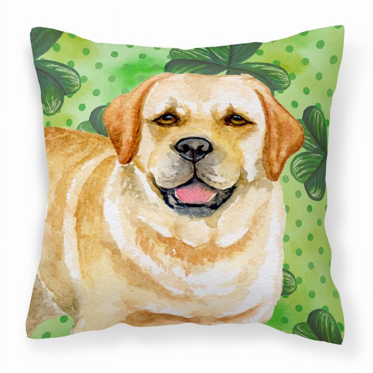 St Patrick's Design with Dog Fabric Decorative Pillow - 652259219667