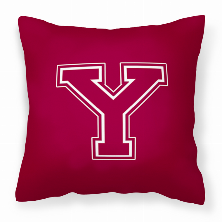 Monogram Letter Fabric Decorative Pillow - 705332249416