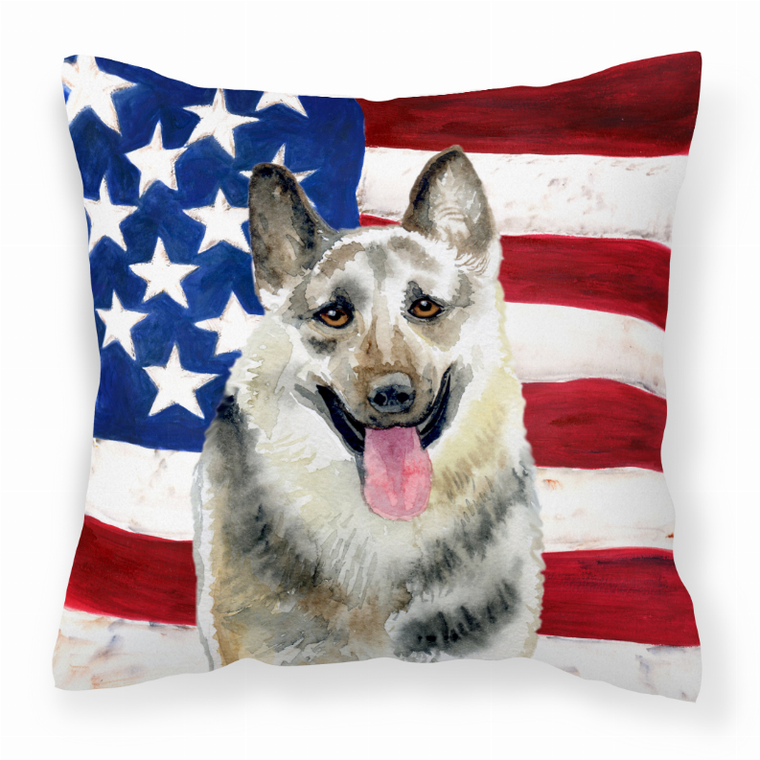 Patriotic With Dog Fabric Decorative Pillow - 652259221257