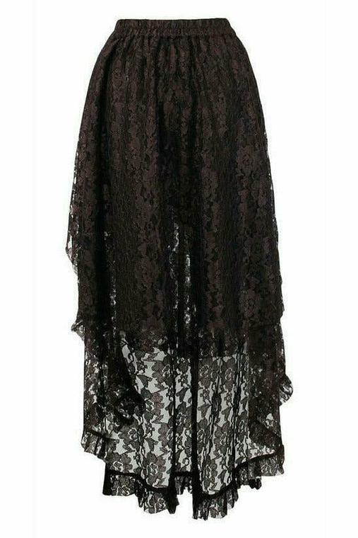 Lace Hi Low Skirt - 782588076911