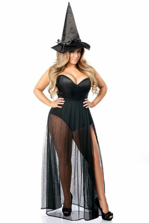 Lavish Evil Witch Corset Costume - 635409126374