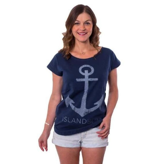 Women's Anchor Scoop Neck Tee - 709870650765