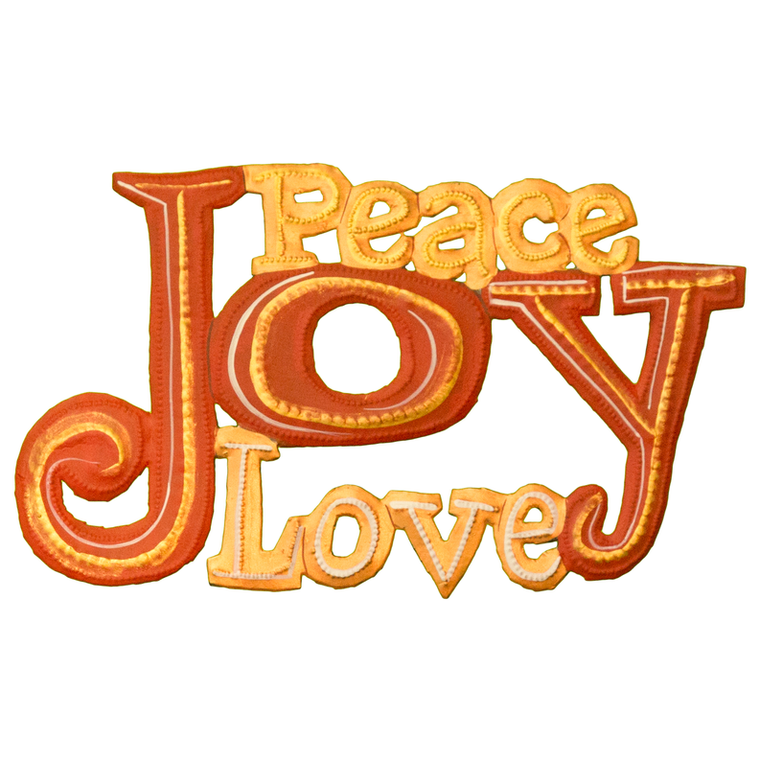 Painted Peace Joy Love - 695924866728