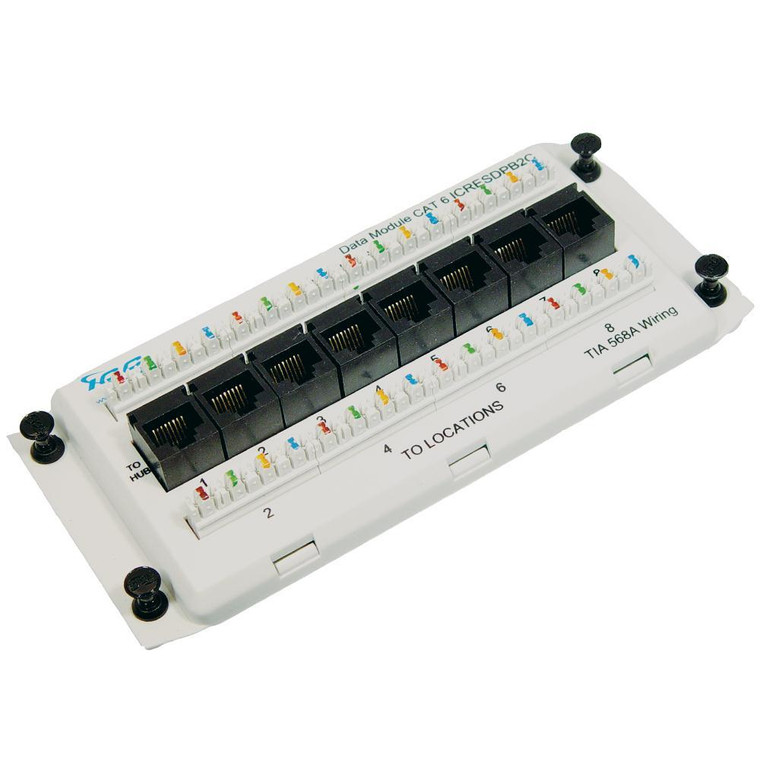 Deluxe Series- Cat 6 Data- 8-port - 633758029490