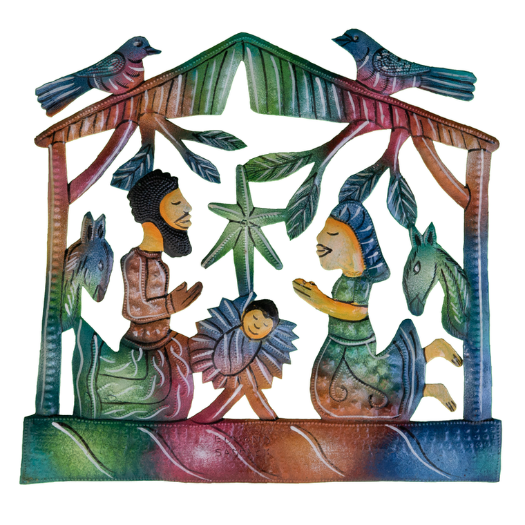 Painted Creche - 798118808778