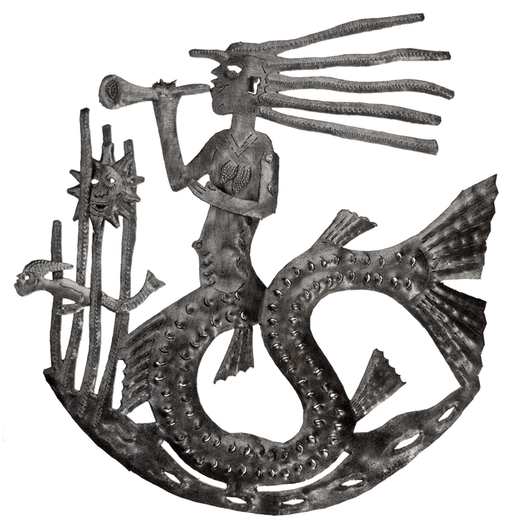 Small Mermaid with Trumpet - 640052417786