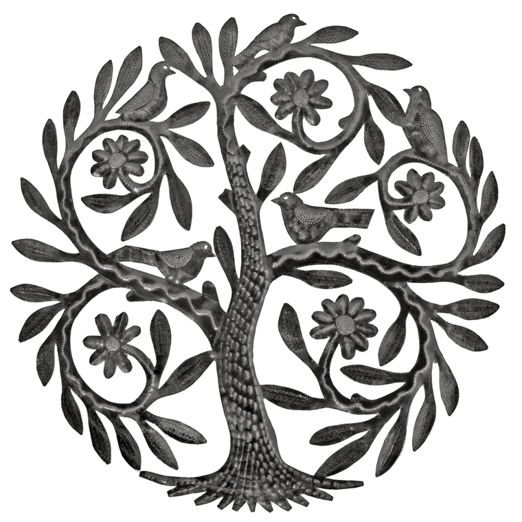 Medium Swirl Flower Tree - 695924867978