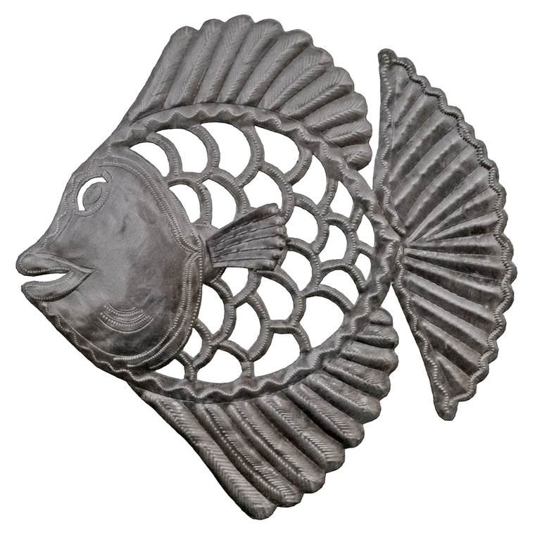 Scaly Fish with 3D Fin - 695924869798